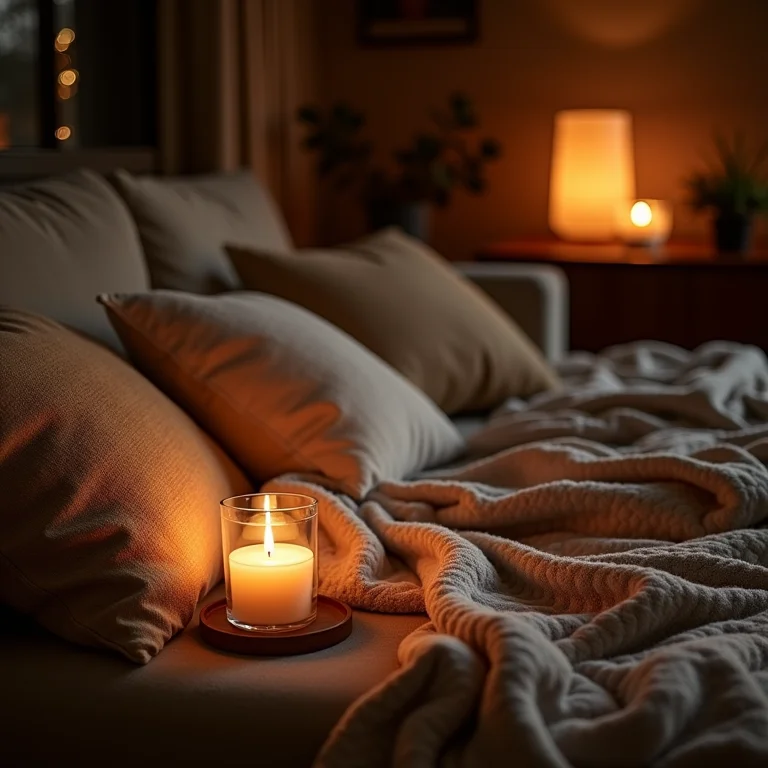 Ambiente aconchegante e relaxante para uma festa do pijama perfeita