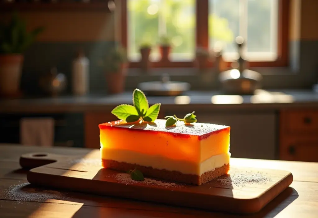 Ambrosia Portuguesa com calda de ovos e cravos, fotografia de alta qualidade