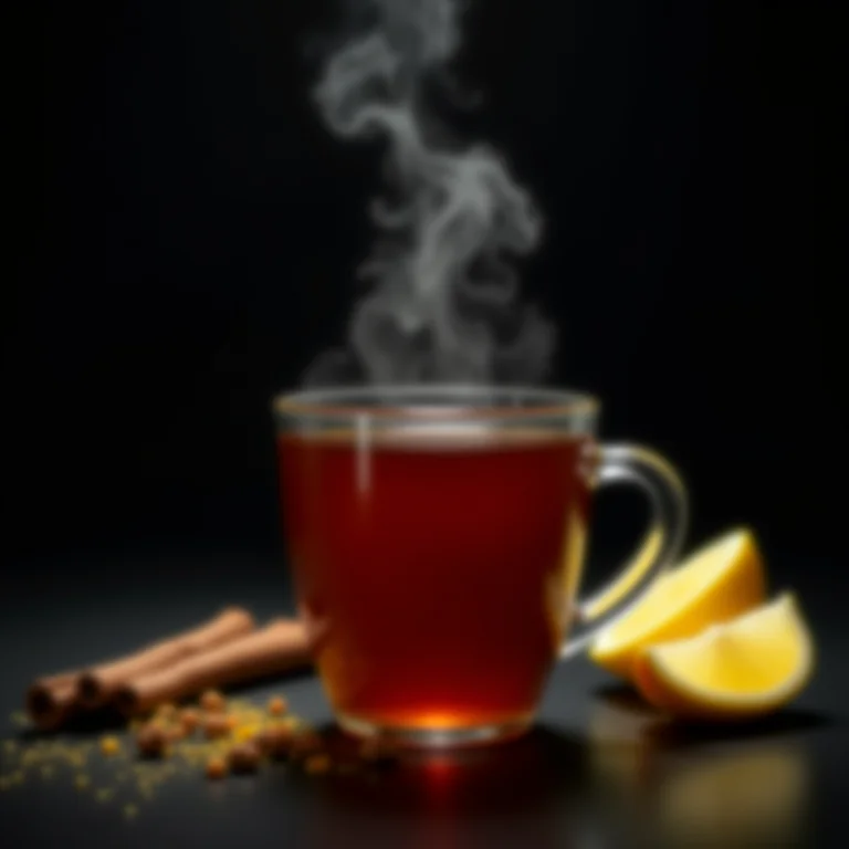 Aroma envolvente de chá preto com especiarias.