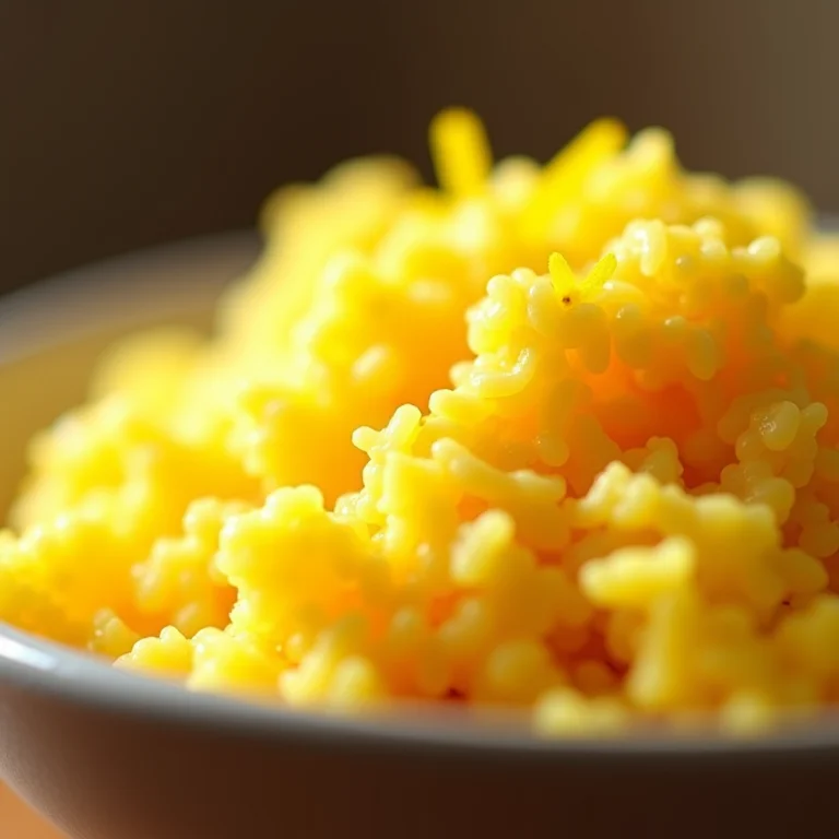 Arroz cremoso com açafrão e raspas de limão siciliano, pronto para ser servido.