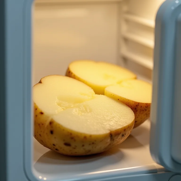 Batata crua contra maus cheiros