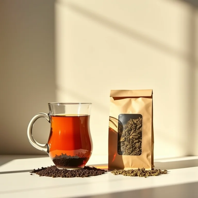 Chá em saquinho versus chá a granel