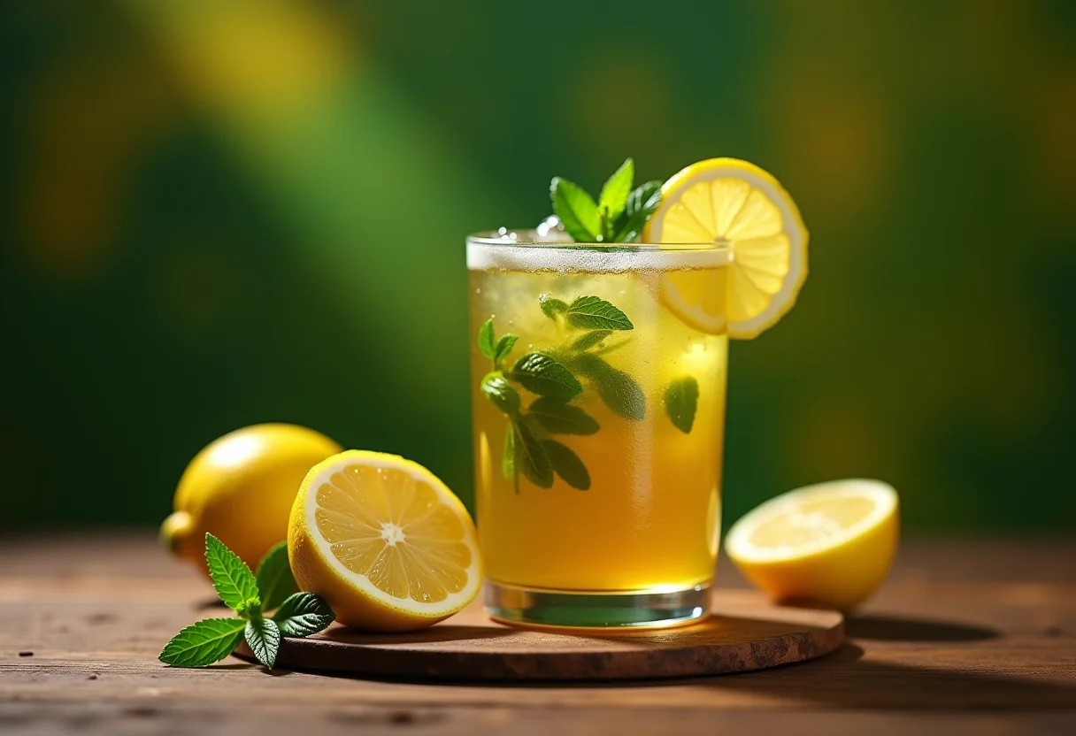 Chá Mate batido com limão, receita carioca refrescante