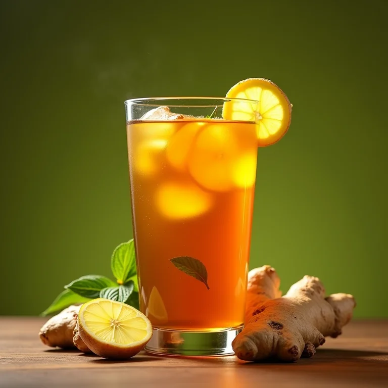 Chá Mate com Gengibre