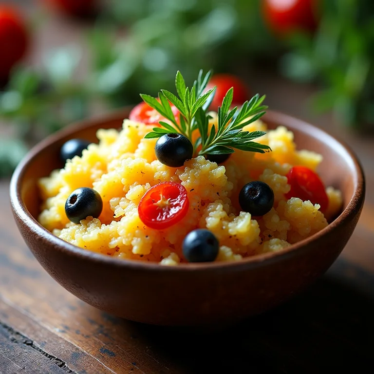 Chucrute vegetariano com zimbro.