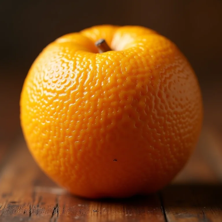 Close-up da textura incomum do Melão-de-São-Caetano