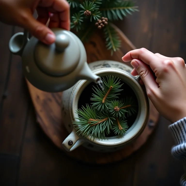 Como preparar chá de pinho