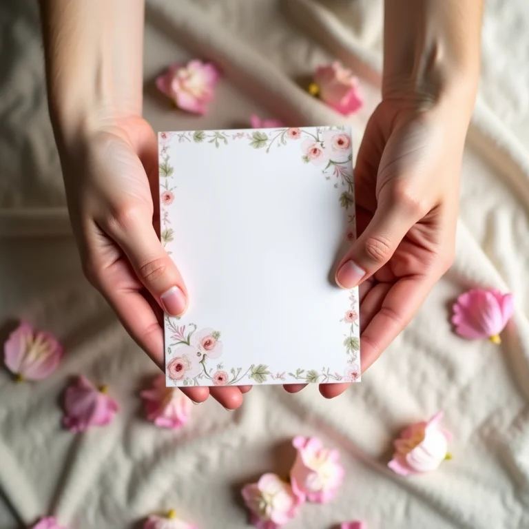 Convites florais para chá de luto