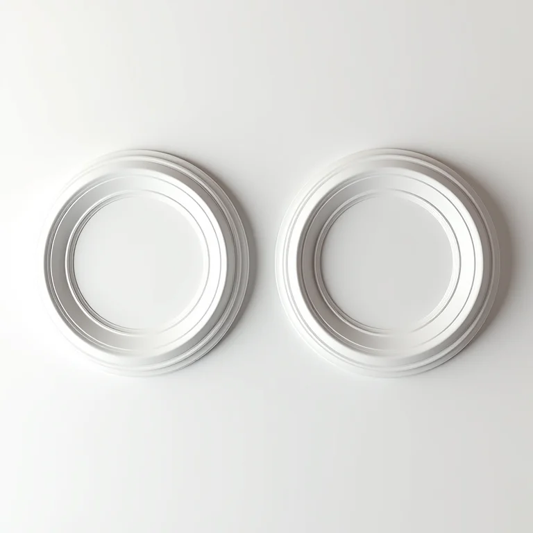 Diferença entre roda teto e moldura de gesso