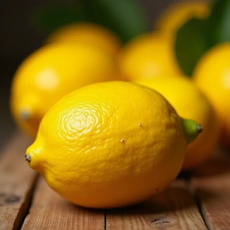 Diferentes tipos de limão, incluindo Siciliano, Meyer e Eureka, dispostos em uma superfície rústica.