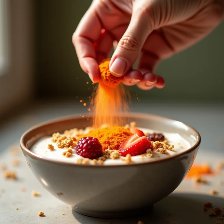 Digestão tranquila com cenoura em pó.