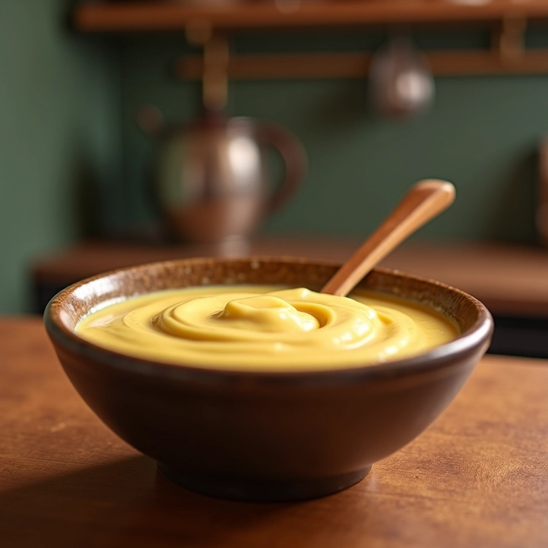 Doce de cagaita cremoso em tigela, pronto para degustar.