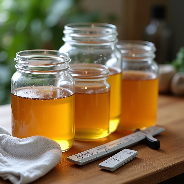 Equipamentos para fazer Jun tea em casa.