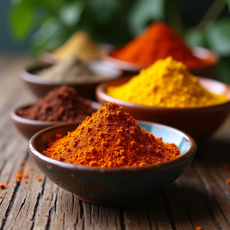 Especiarias do Oriente Médio, incluindo o Bahar