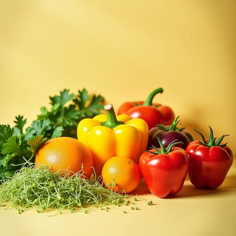 Fitoquímicos e antioxidantes na alfafa e outros alimentos.