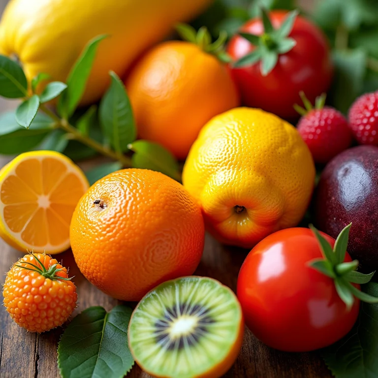 Frutas e ervas com propriedades antioxidantes