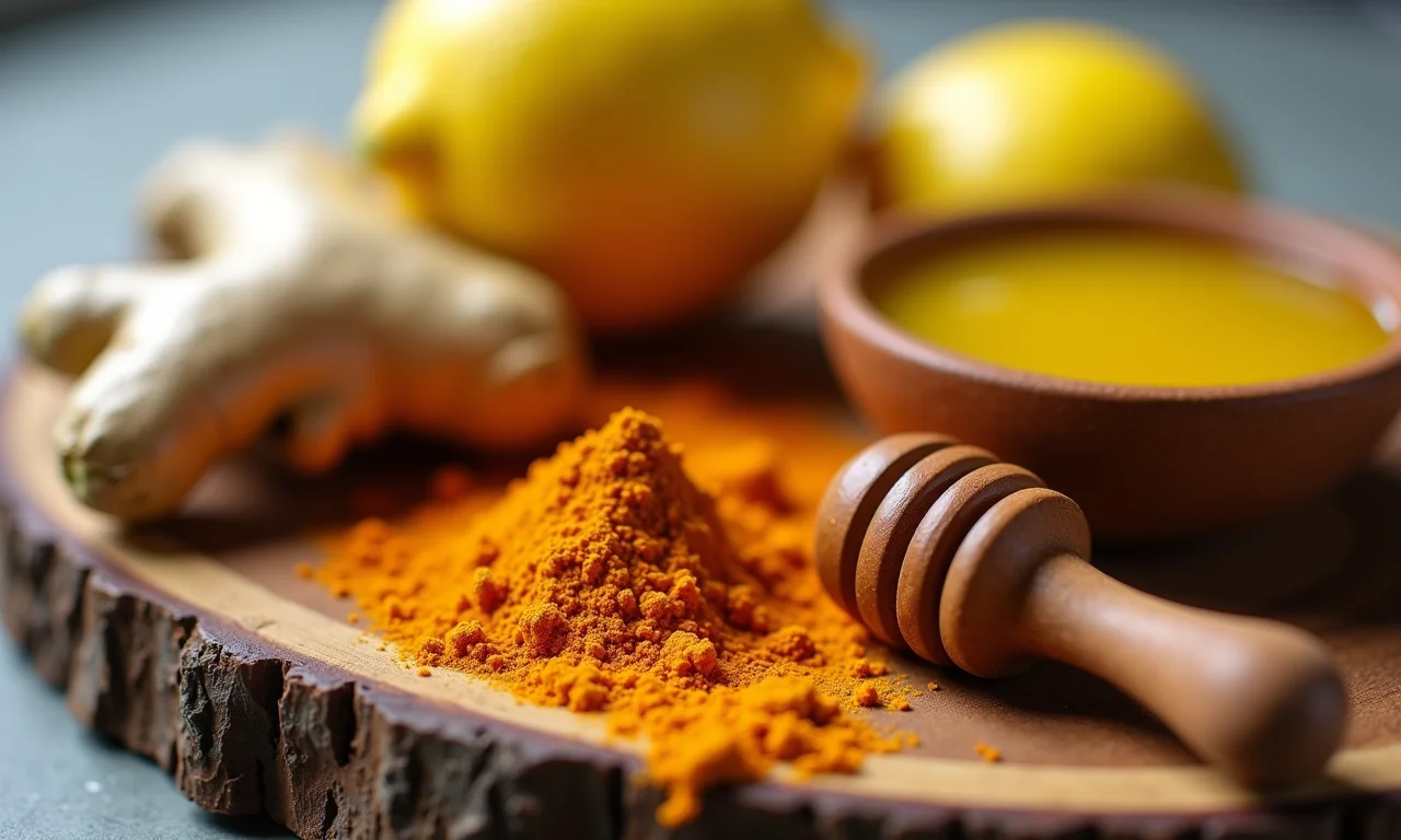 Ingredientes para preparar o shot matinal perfeito.