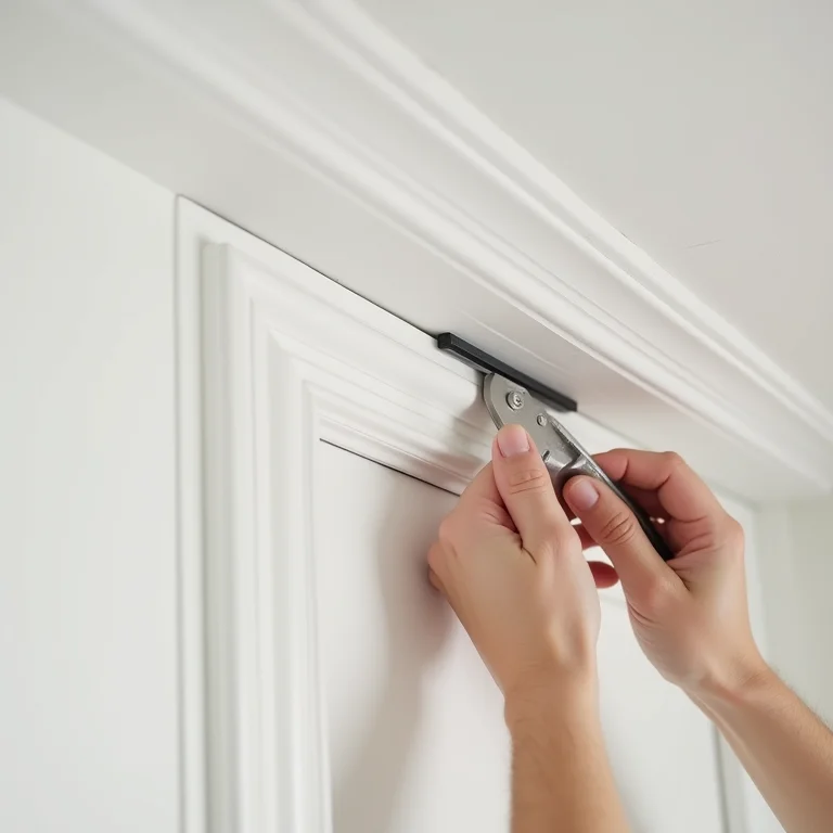 Instalação fácil de roda teto de gesso