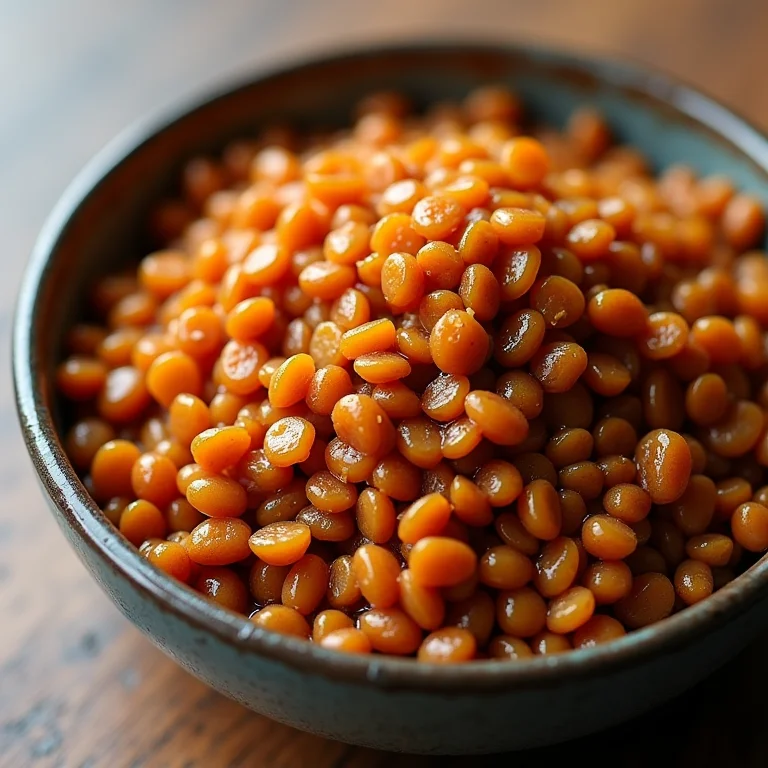 Lentilhas cozidas em um bowl, superalimento acessível