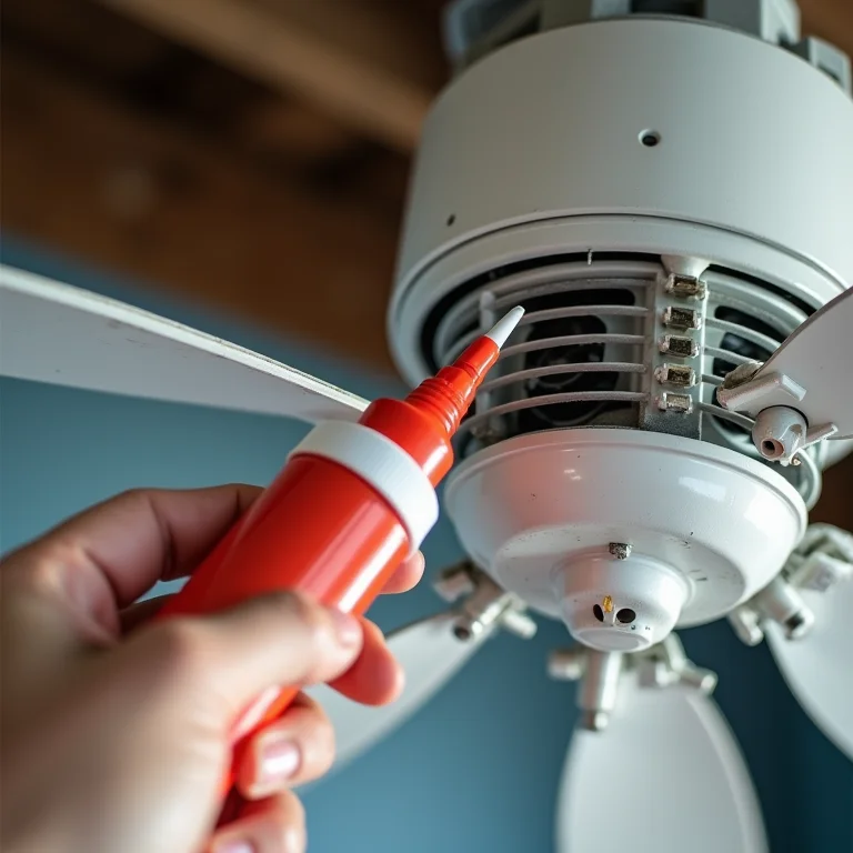 Limpa contatos elétricos sendo usado para manutenção segura do exaustor