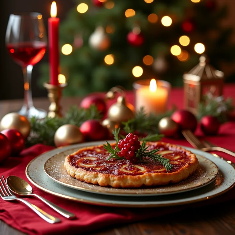 Mesa de Natal com estilo único e elegante