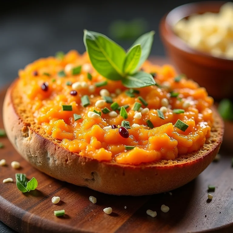 Pão de queijo de quinoa com batata doce.