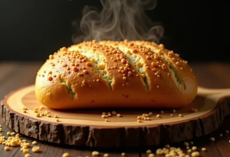 Pão de queijo de quinoa sem queijo, dourado e apetitoso.