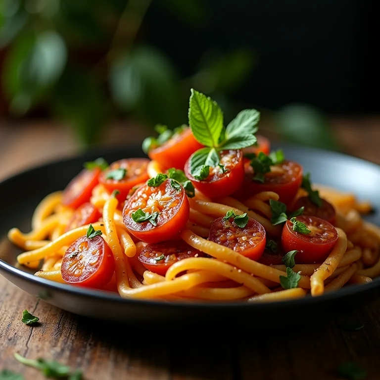 Prato vegano com nirá.