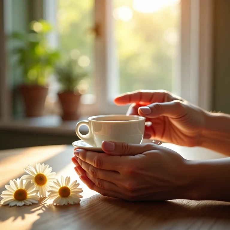 Preparando chá de erva doce para bebê