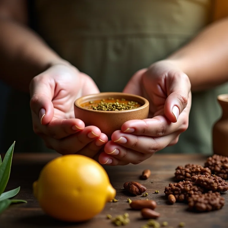 Preparo de remédio caseiro com Melão-de-São-Caetano