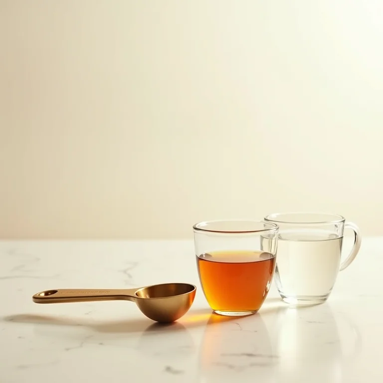 Proporção ideal de chá, água e leite