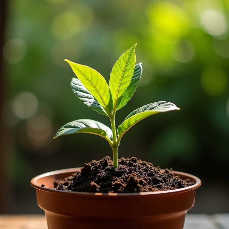 Reaproveitamento de folhas de chá usadas como adubo