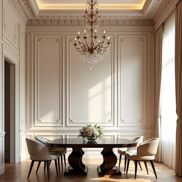 Roda teto decorada de gesso com detalhes ornamentados