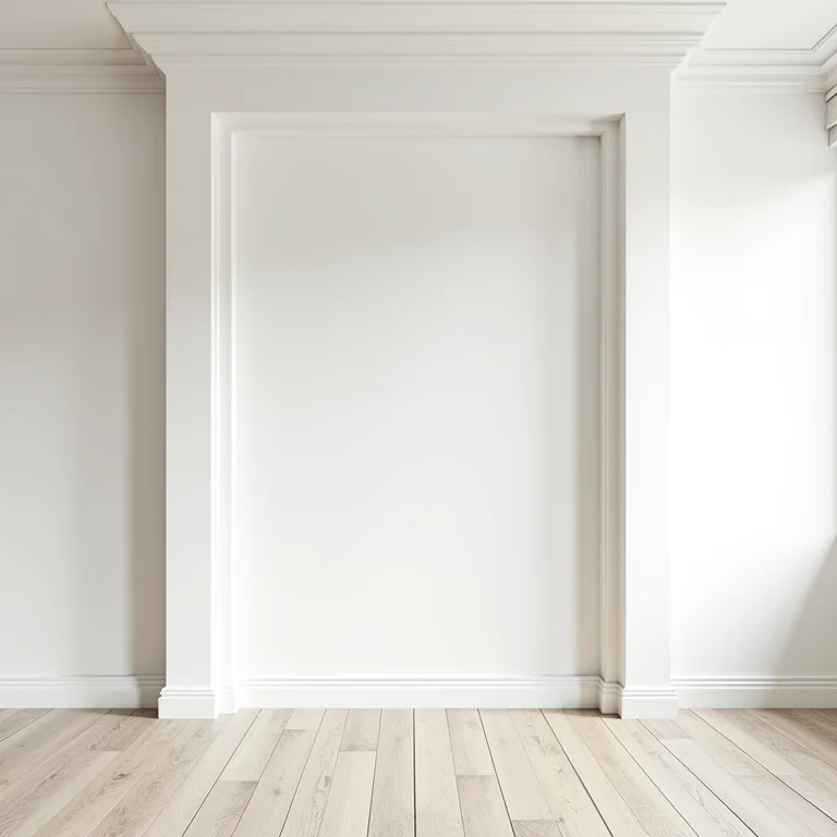 Roda teto lisa de gesso em ambiente moderno