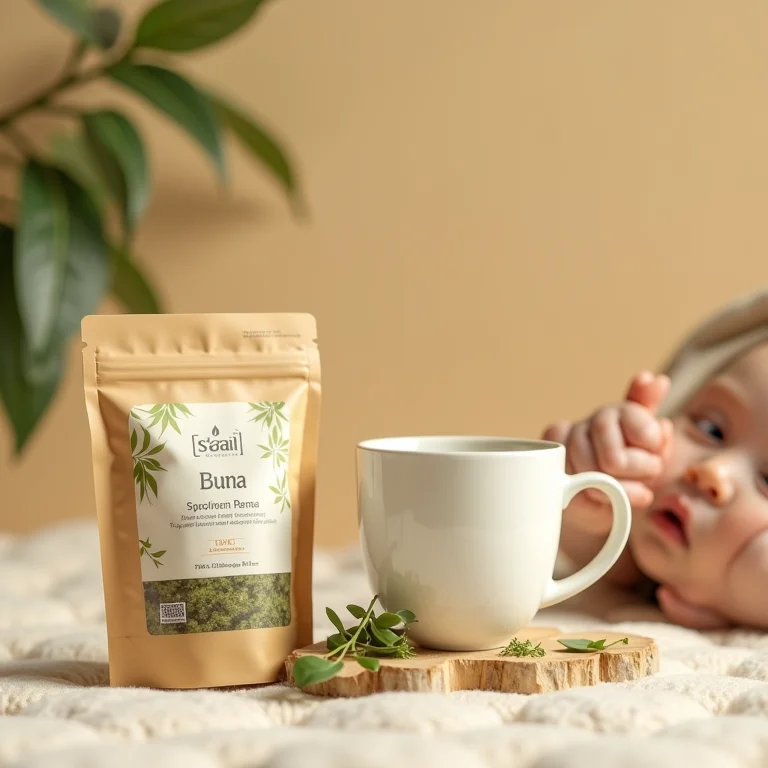 Sachês de erva-doce para acalmar o bebê