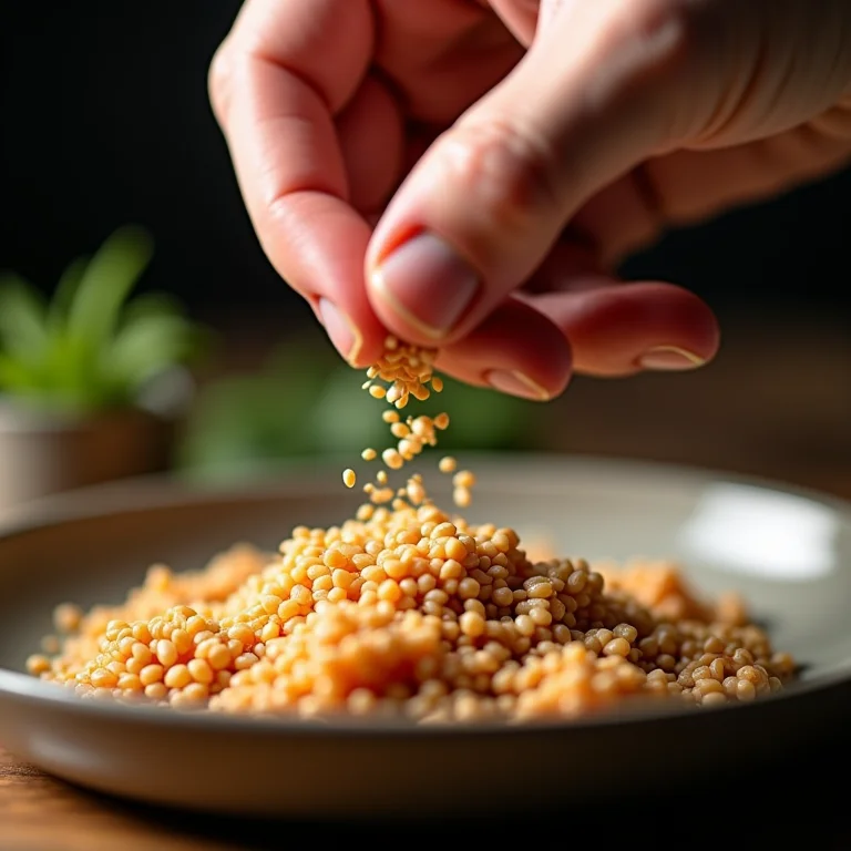 Substituindo sementes de papoula por gergelim.