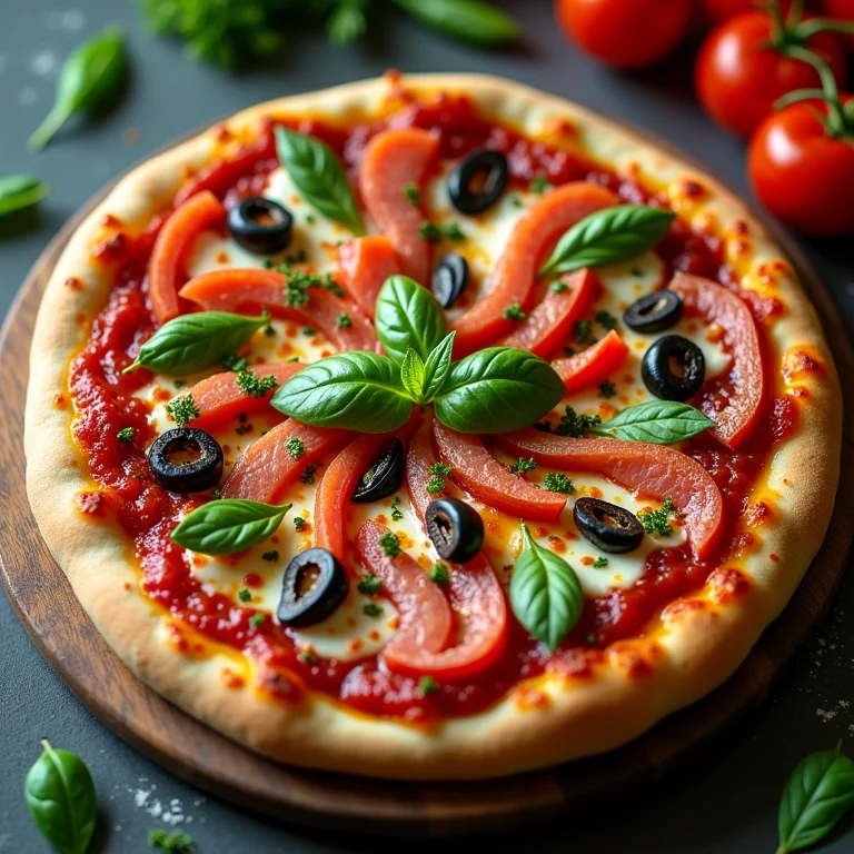 Sugestões de recheios saudáveis para pizza de aveia.