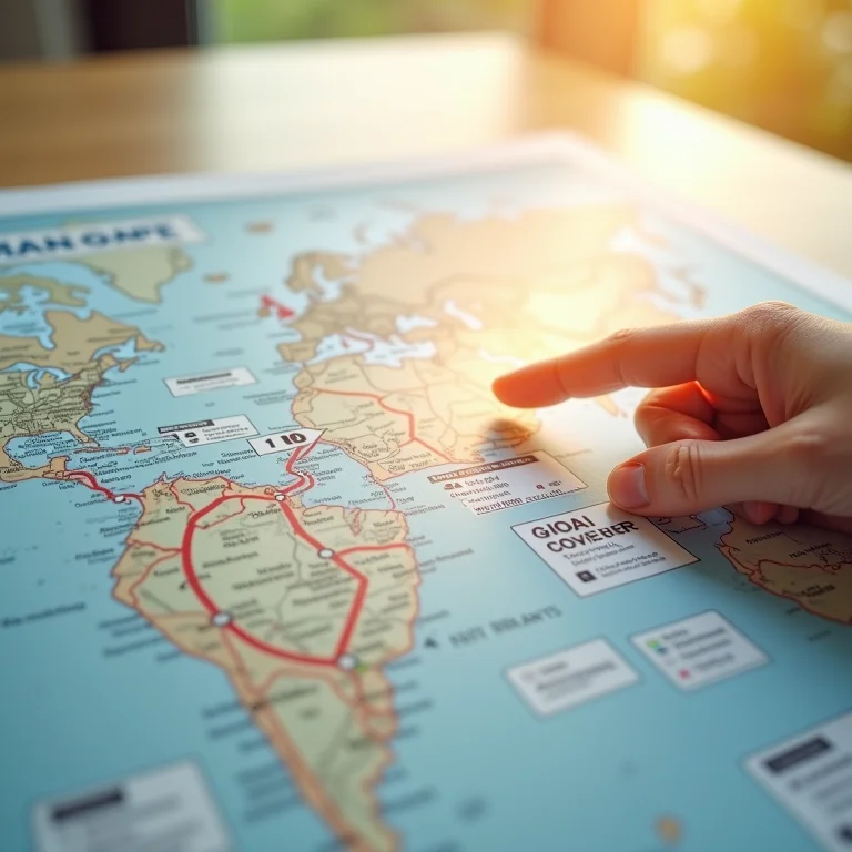 Um roadmap detalhado com metas e objetivos de vida bem definidos.