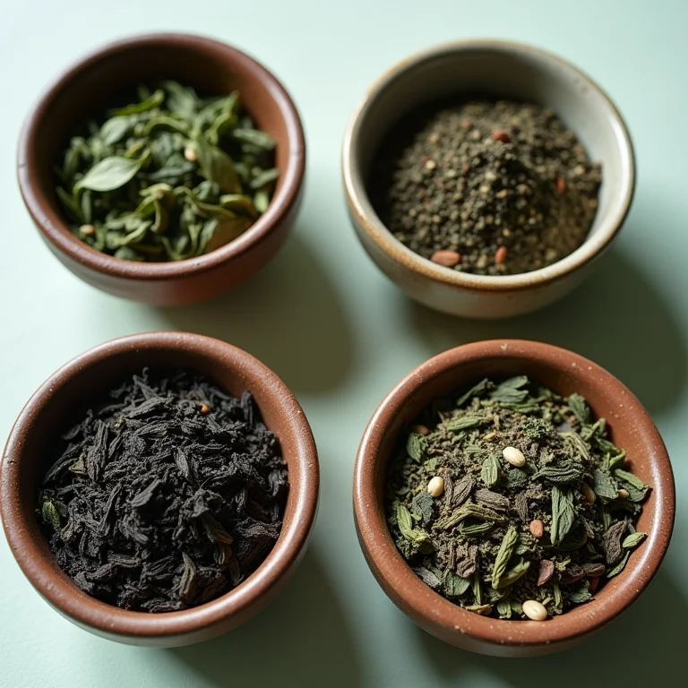 Variedade de chás e suas características