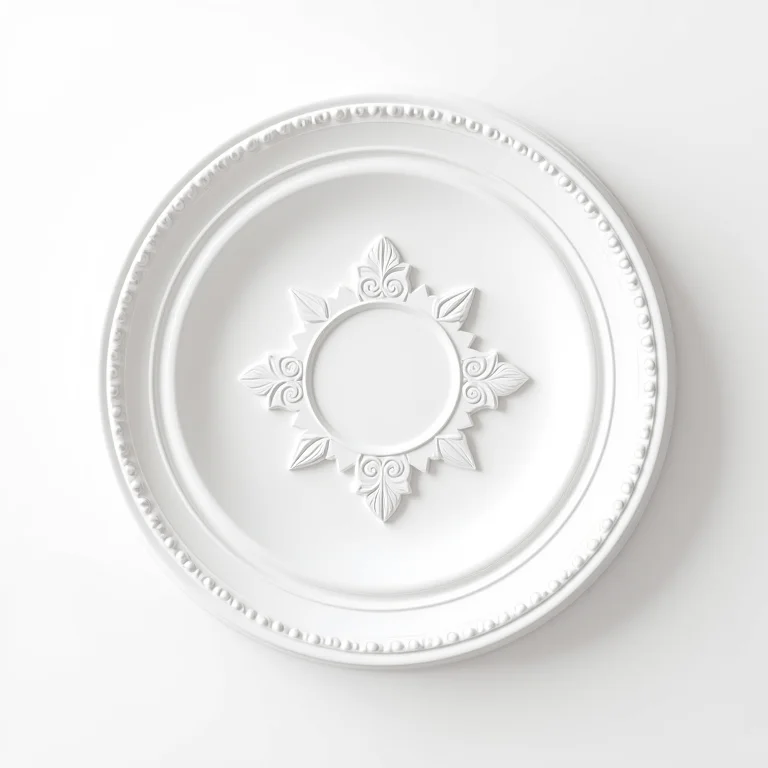 Variedade de modelos de roda teto de gesso