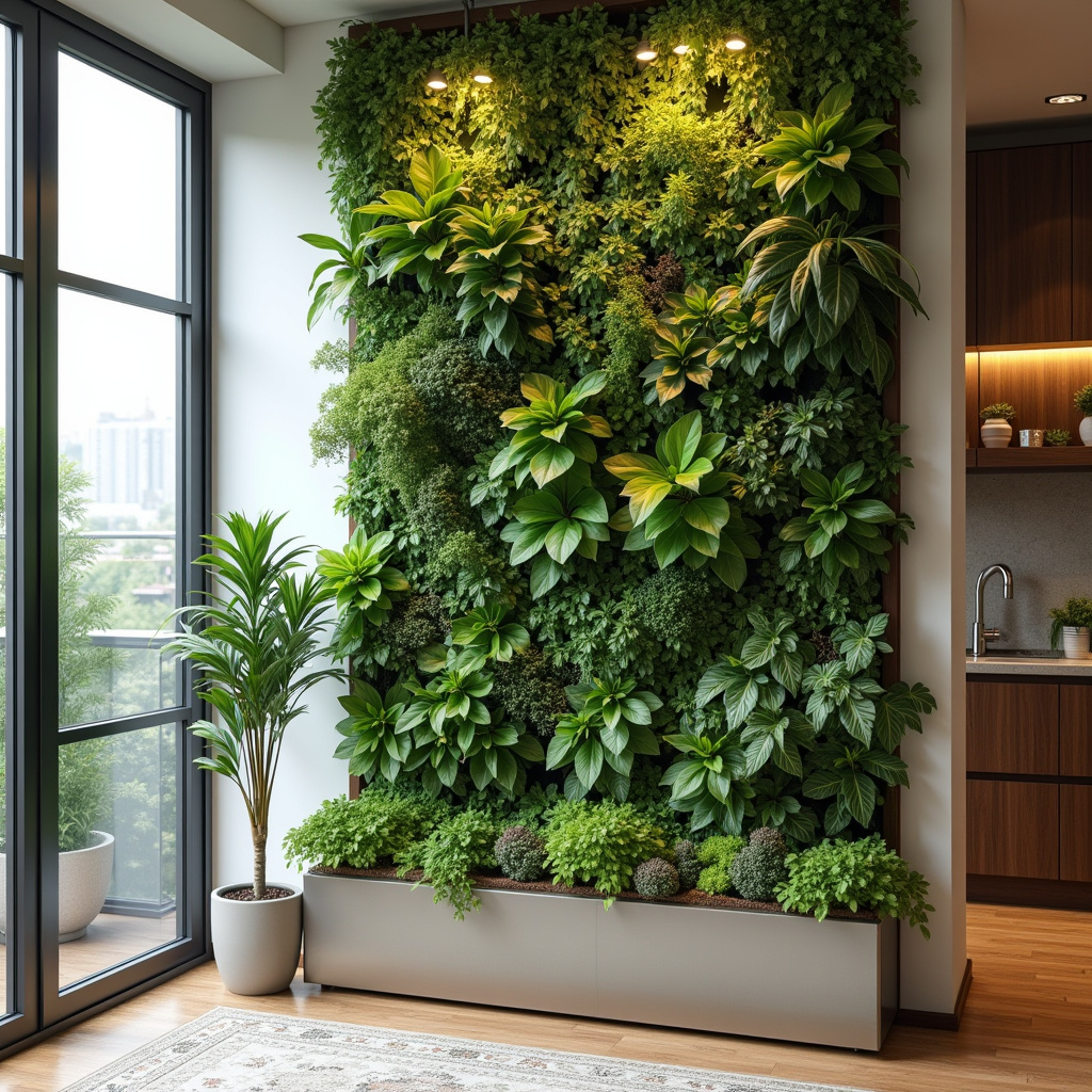 Jardim de inverno vertical para otimizar espaços.