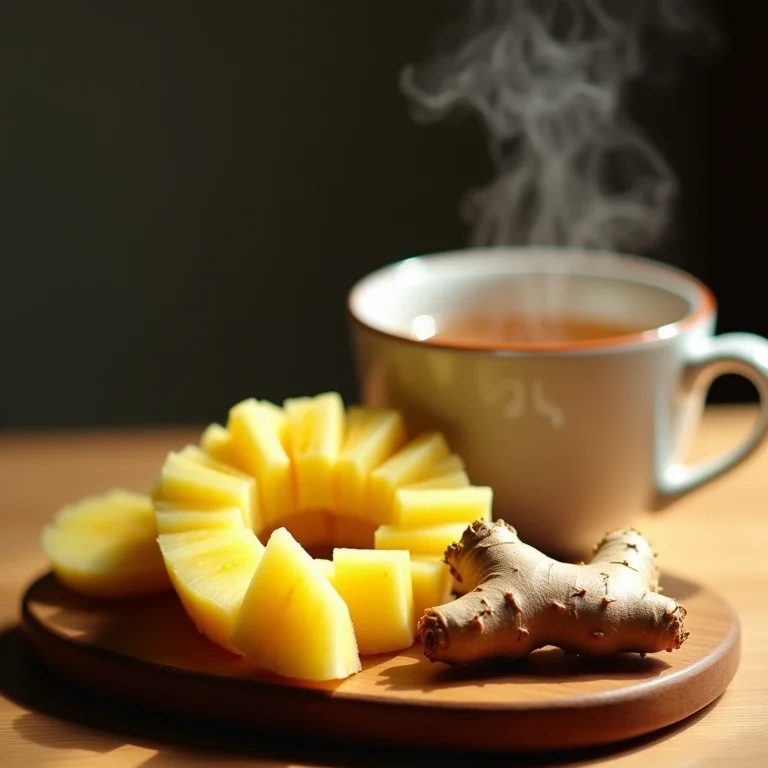 Abacaxi e gengibre: a dupla perfeita para um chá delicioso e saudável