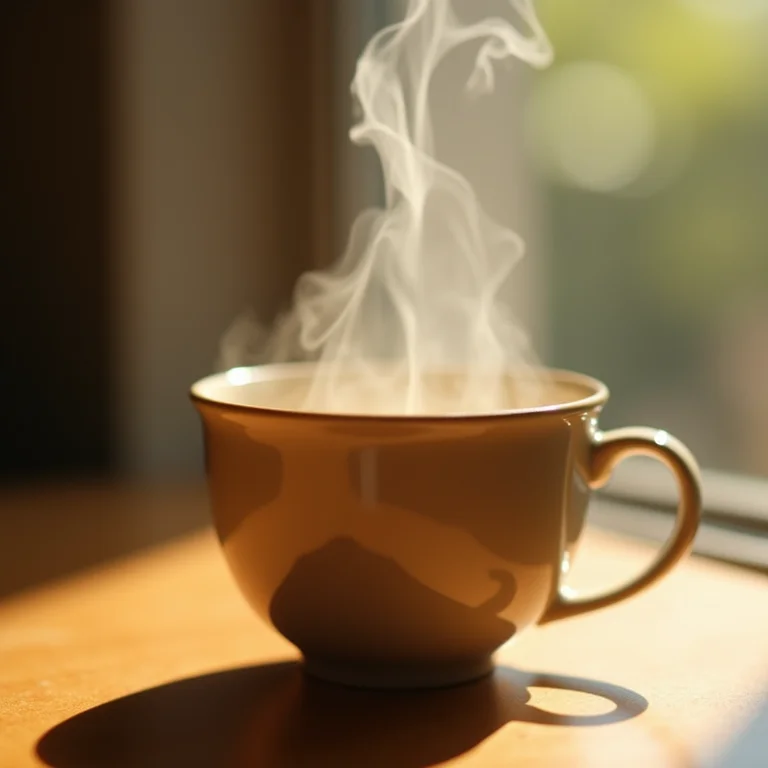 Aroma relaxante do chá Genmaicha.