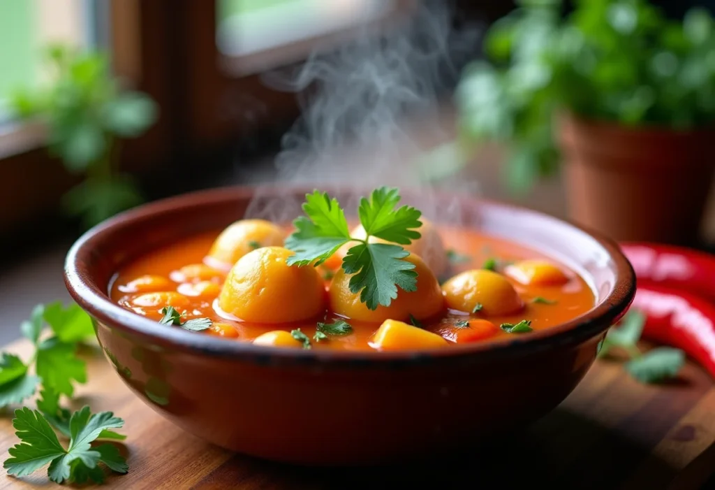 Baião de Dois dos sonhos: o tempero secreto que vai te surpreender Baião de Dois fumegante com temperos frescos