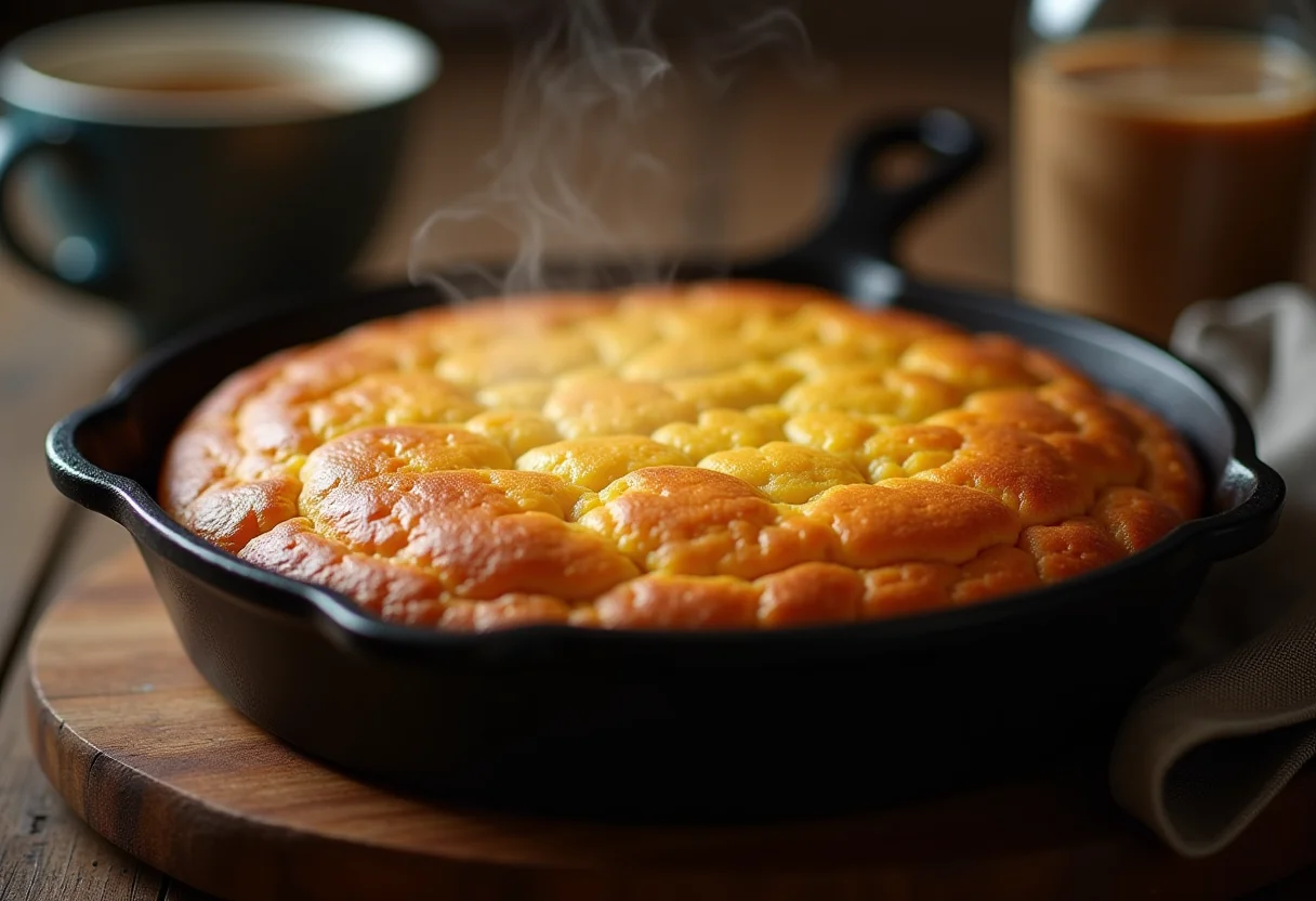 Bolo de milho fofinho e rápido na frigideira