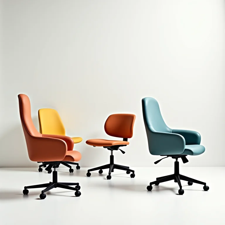 Cadeiras ergonômicas para home office.