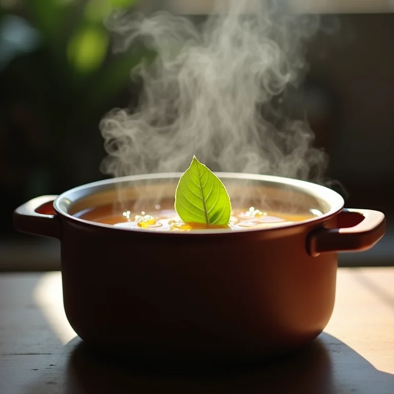 Caldo caseiro para polenta