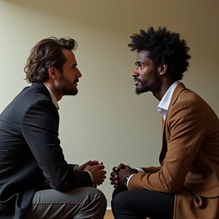 Casal conversando abertamente sobre problemas no home office