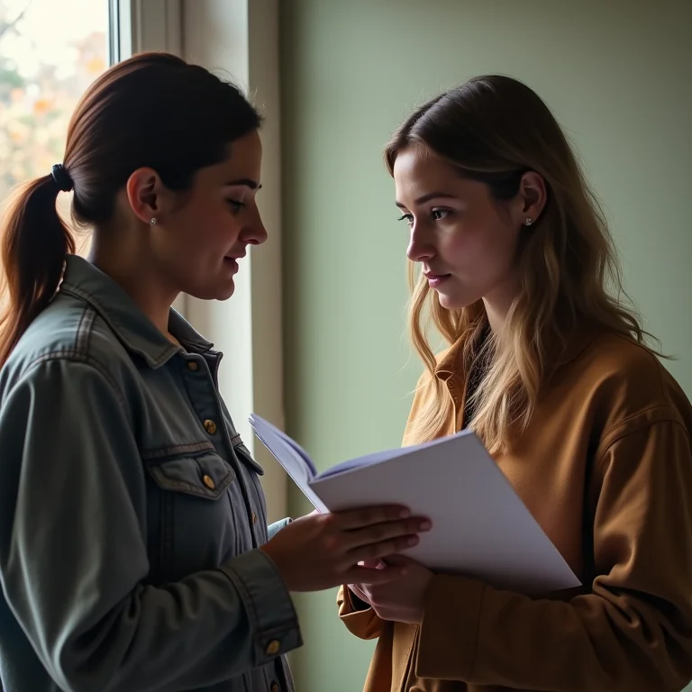 Casal organizando horários de trabalho em home office