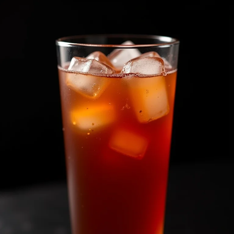 Chá de açaí com textura refrescante.